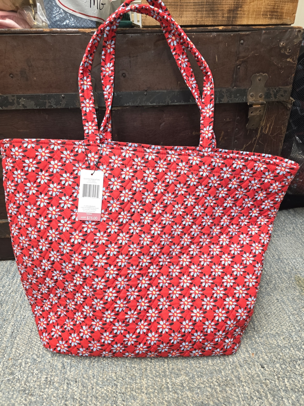 NWT Vera Bradley Grand Tote Venetian Flowers